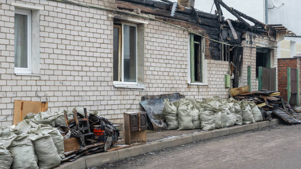 Professional Fire Damage Removal technician working in Glen Burnie, MD